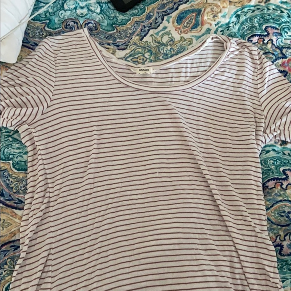 stripped tee